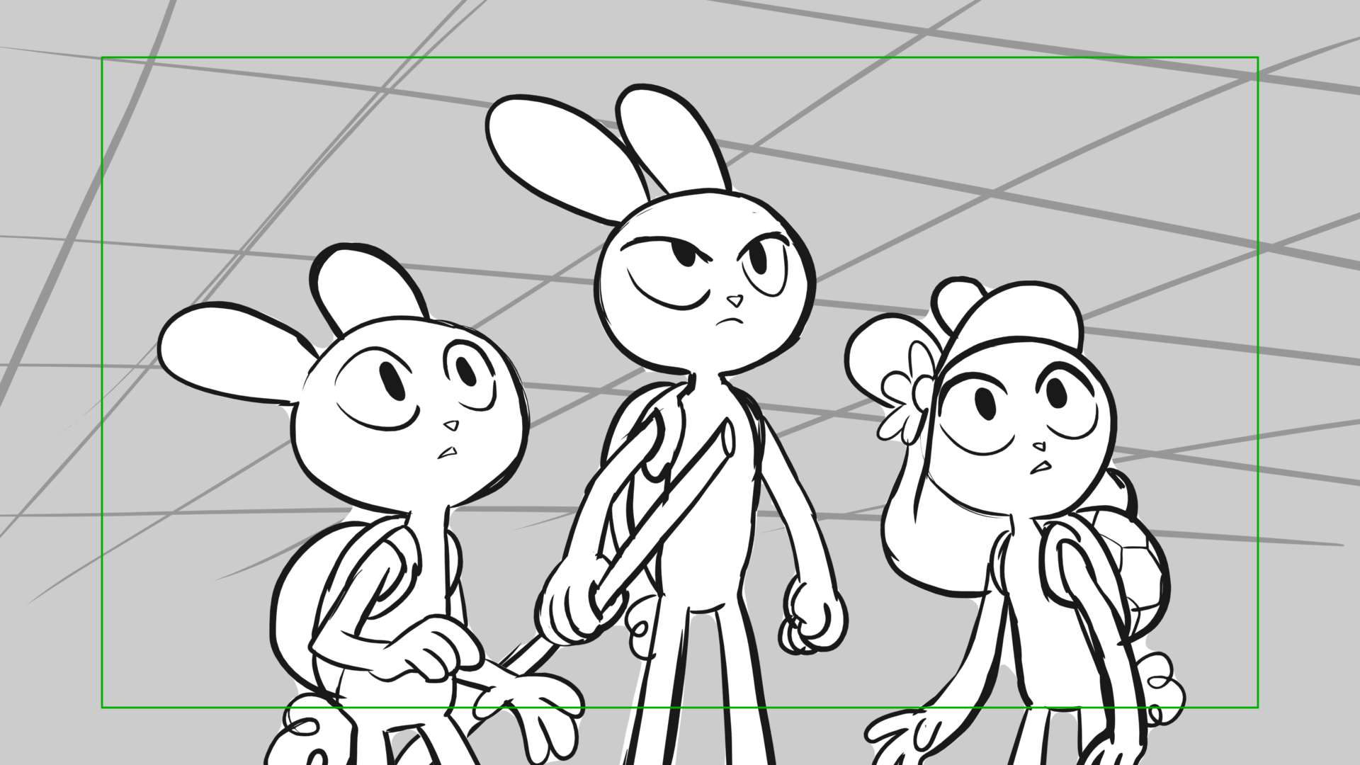 Venom Wars — Escena 18A, panel 1, storyboard by Melissa Ballesteros